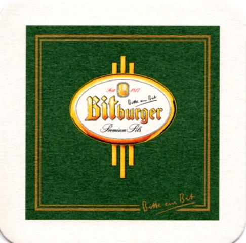 bitburg bit-rp bitburger europa 1a (quad185-grn mit goldlinie) 